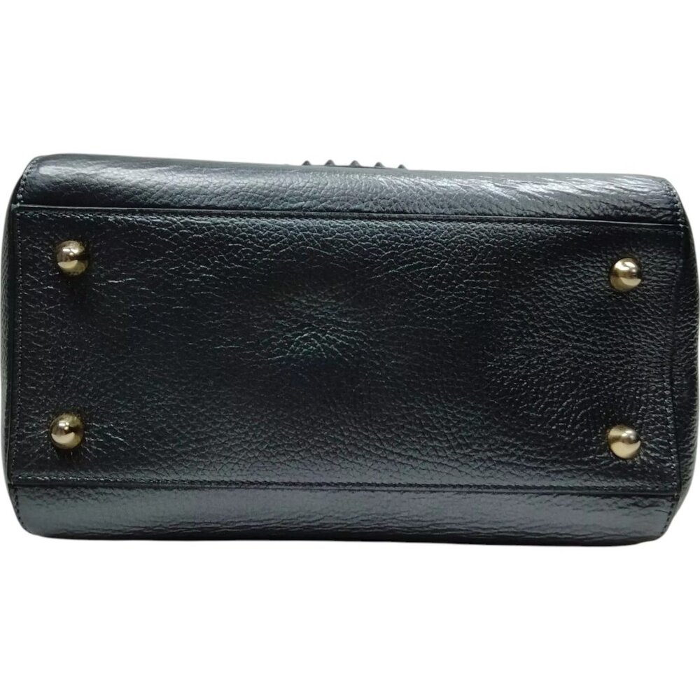 689323BA (X4) Valentino Garavani Hand Bag Gray Leather - Picture 4 of 9